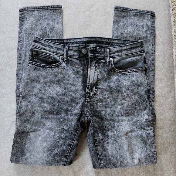 American Eagle Flex Stretch Jeans, Acid Wash, 31x34 - Picture 2 of 5